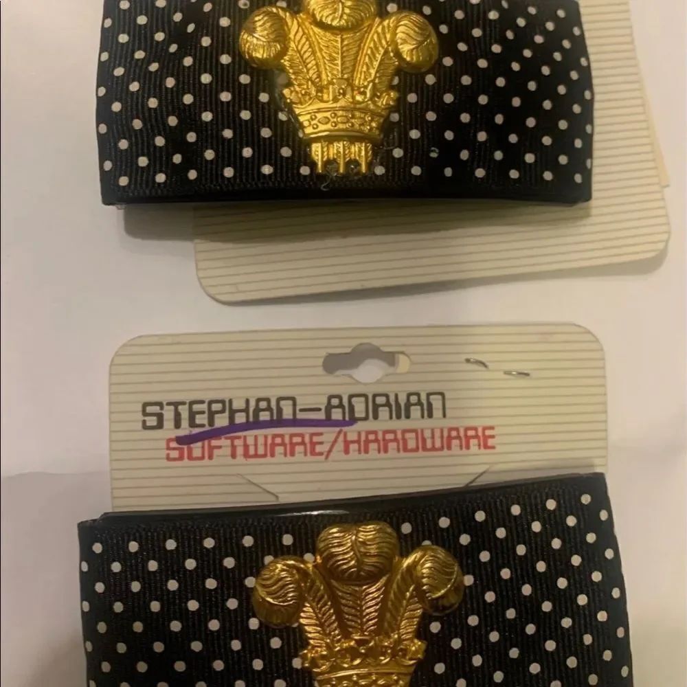 2  Stephan Adrian Vintage Hair clips